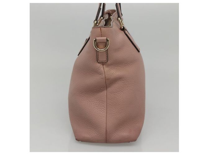 Borsa a mano in pelle GUCCI 2way Rosa Oro 365346 Auth bs24266 D'oro - vista 4
