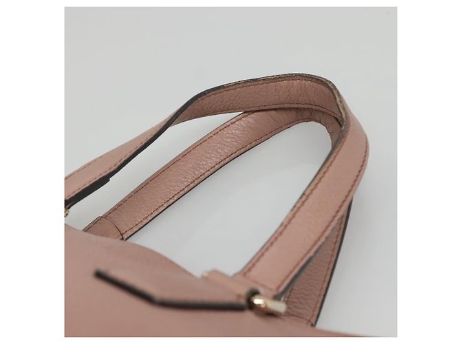 Borsa a mano in pelle GUCCI 2way Rosa Oro 365346 Auth bs24266 D'oro - vista 8