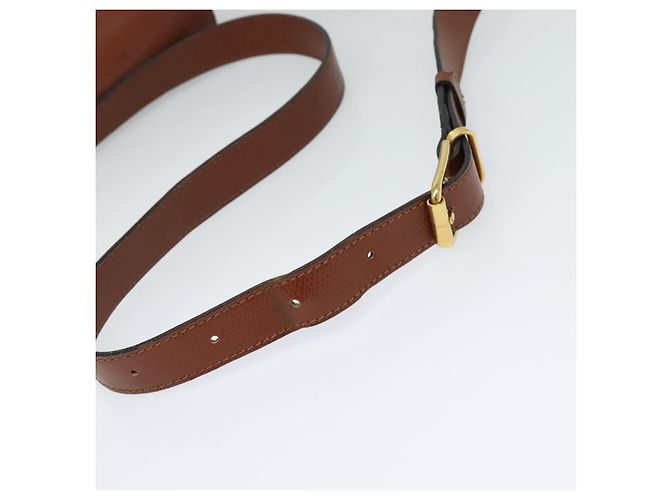 Céline Borsa a Spalla CELINE in Pelle Marrone Auth KD516 - vista 7