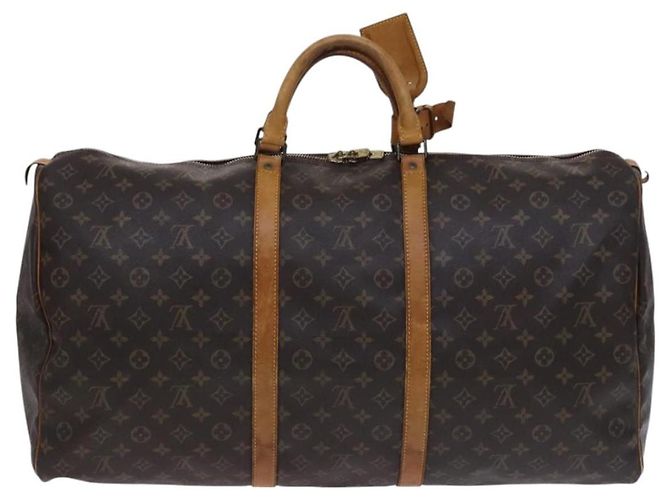 LOUIS VUITTON Monogram Keepall 60 Borsa Boston M41422 LV Auth MY055 Monogramma - vista 2