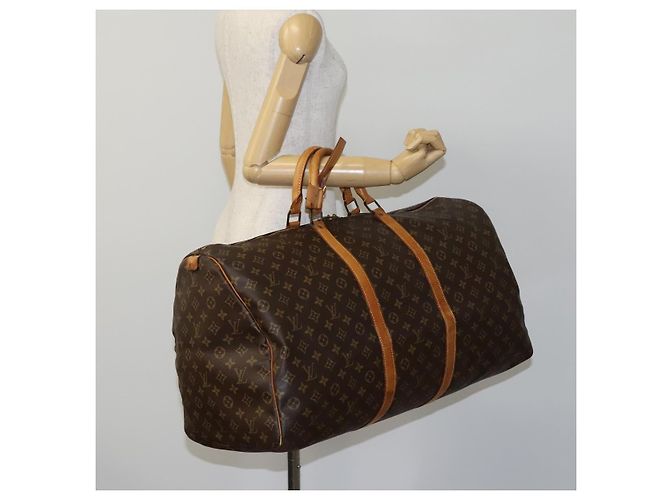 LOUIS VUITTON Monogram Keepall 60 Borsa Boston M41422 LV Auth MY055 Monogramma - vista 21