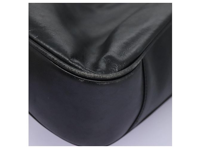Borsa a Spalla in Pelle GUCCI Bamboo 2way Nera Oro 001 3754 1577 Auth 116022 Nero D'oro - vista 15
