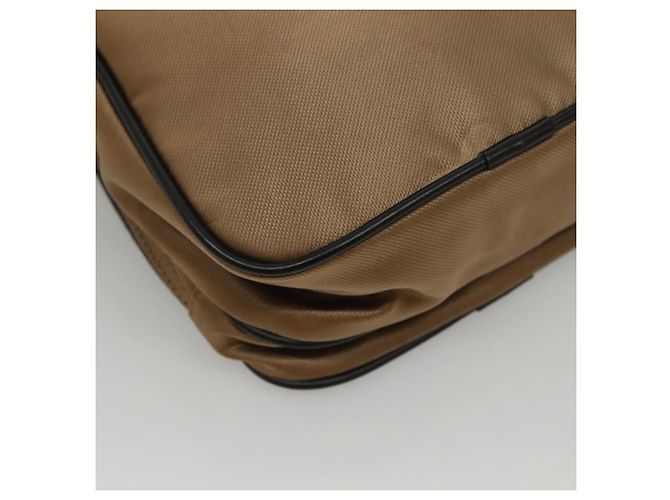 Borsa a spalla in nylon beige Burberry Black label Auth bs24395 - vista 16