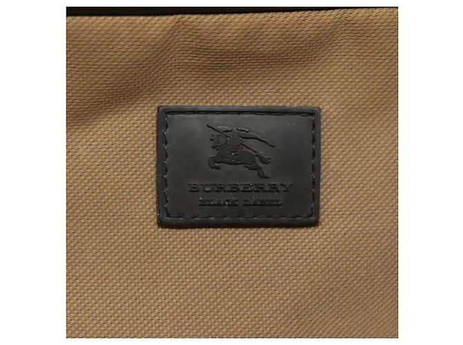 Borsa a spalla in nylon beige Burberry Black label Auth bs24395 - vista 17