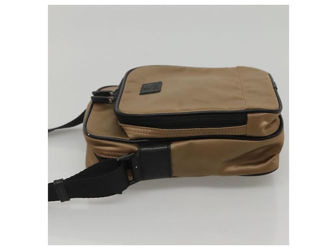 Borsa a spalla in nylon beige Burberry Black label Auth bs24395 - vista 4