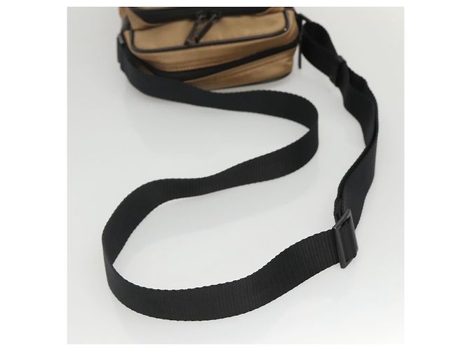 Borsa a spalla in nylon beige Burberry Black label Auth bs24395 - vista 7