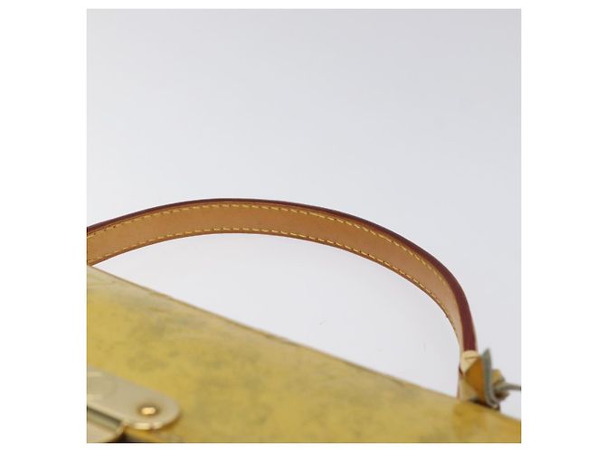 LOUIS VUITTON Monogram Vernis Borsa a Mano Spring Street Grigio M91029 LV Auth KD273 - vista 14