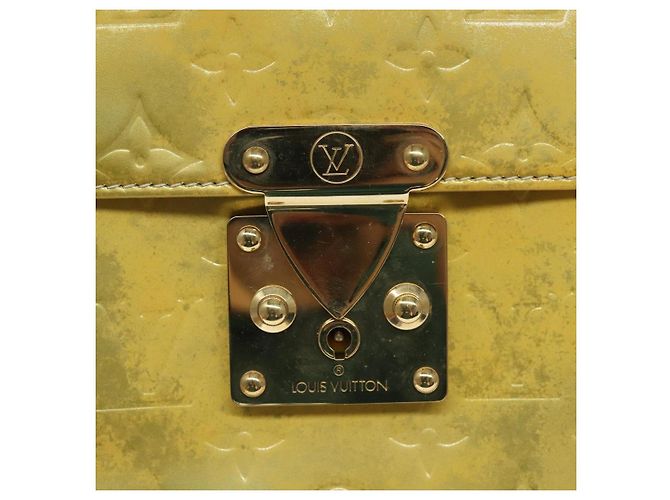 LOUIS VUITTON Monogram Vernis Borsa a Mano Spring Street Grigio M91029 LV Auth KD273 - vista 18