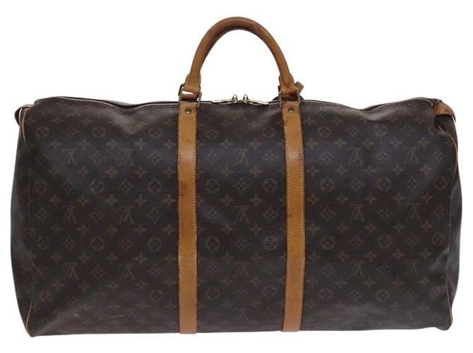 LOUIS VUITTON Monogram Keepall 60 Borsa Boston M41422 LV Auth 116642 Monogramma - vista 2
