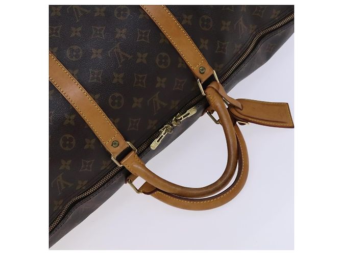 LOUIS VUITTON Monogram Keepall 60 Borsa Boston M41422 LV Auth 116642 Monogramma - vista 7