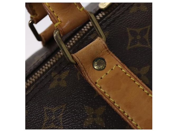 LOUIS VUITTON Monogram Keepall 60 Borsa Boston M41422 LV Auth 116642 Monogramma - vista 9