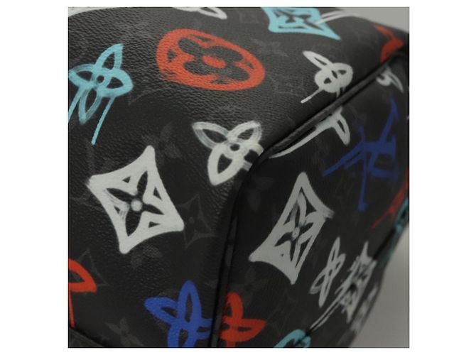 LOUIS VUITTON Monogram Eclipse Keepall Bandouliere 50 Bag M21384 Auth BD1566SM - view 15