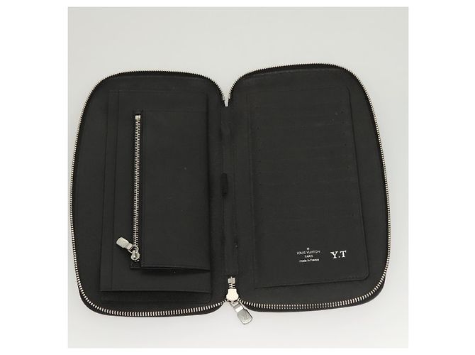 Organizer LOUIS VUITTON Organizzatore Taiga Atoll Custodia da Viaggio Ardoise M30652 LV Auth bs24260 Grigio - vista 9