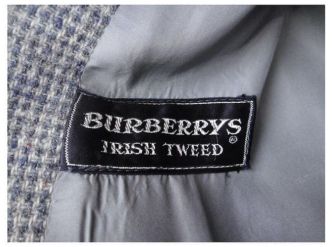 Abrigo Burberry de tweed gris - vista 4