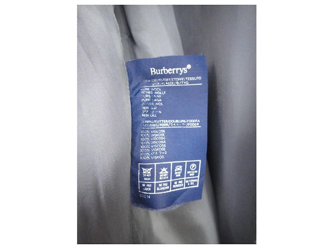 Abrigo Burberry de tweed gris - vista 8