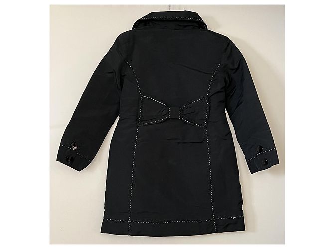 Dolce & Gabbana Schwarzer Mantel Mädchen 3 Jahre - Ansicht 2