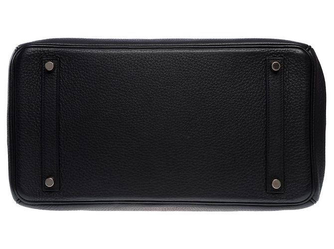 Hermès Sac HERMES Birkin 35 en Cuir Noir - 102639 - vue 10