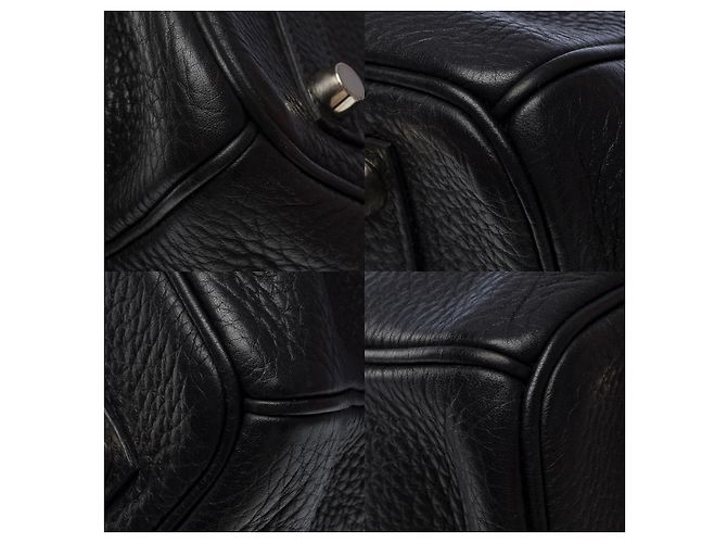 Hermès Sac HERMES Birkin 35 en Cuir Noir - 102639 - vue 11
