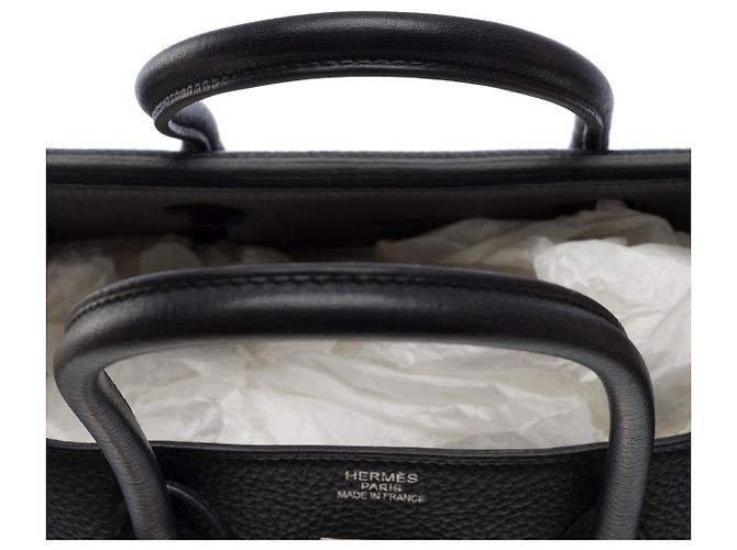 Hermès Sac HERMES Birkin 35 en Cuir Noir - 102639 - vue 9