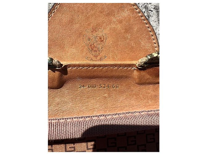Gucci Koffer aus Canvas und Leder Beige - vista 5