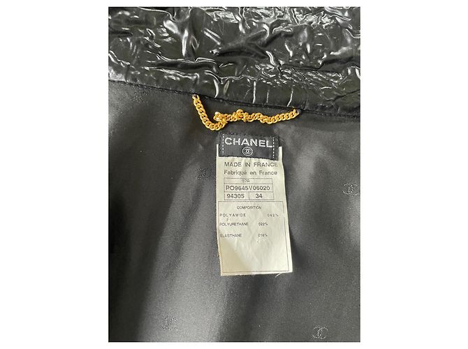 Chanel Black Polyamide Jacket - view 9