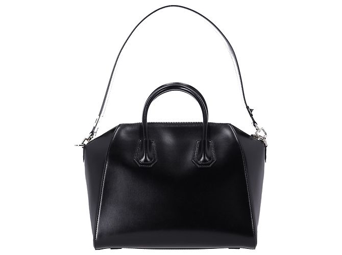 Sac à main Antigona moyen Givenchy en cuir de veau noir - vue 3