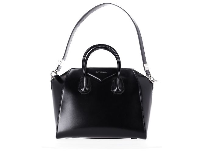 Sac à main Antigona moyen Givenchy en cuir de veau noir - vue 8