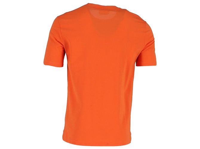 Camiseta de algodón naranja bordada 'H' Hermès - vista 3