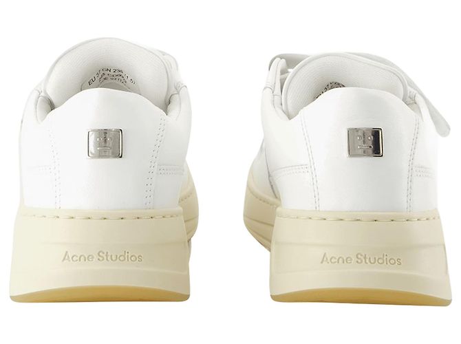 Steffey U Friend Sneakers - Acne Studios - Leather - White - view 3