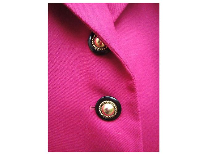 Autre Marque Norman Hartnell Wolljacke Fuchsia Fuschia - Ansicht 5