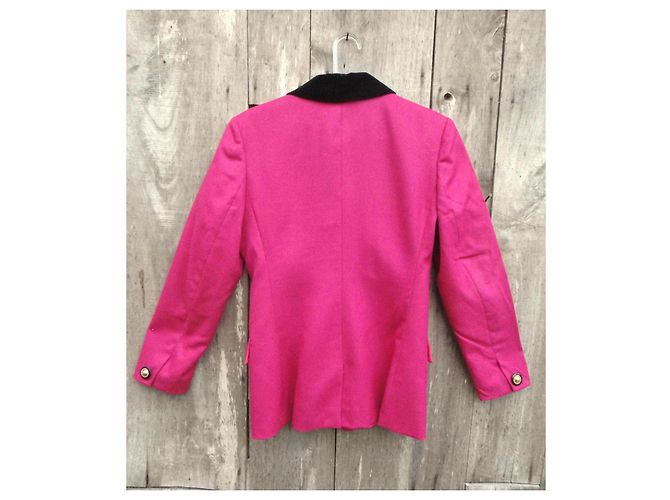 Autre Marque Norman Hartnell Wolljacke Fuchsia Fuschia - Ansicht 6
