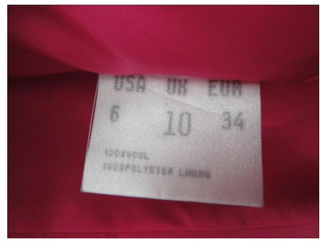 Autre Marque Norman Hartnell Wolljacke Fuchsia Fuschia - Ansicht 8