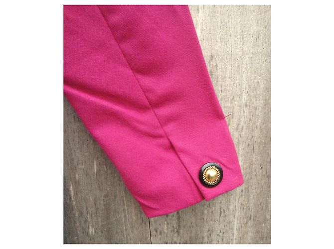 Autre Marque Norman Hartnell Wolljacke Fuchsia Fuschia - Ansicht 9