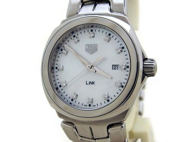 TAG Heuer Link Date Damenarmbanduhr Weiß - Ansicht 2