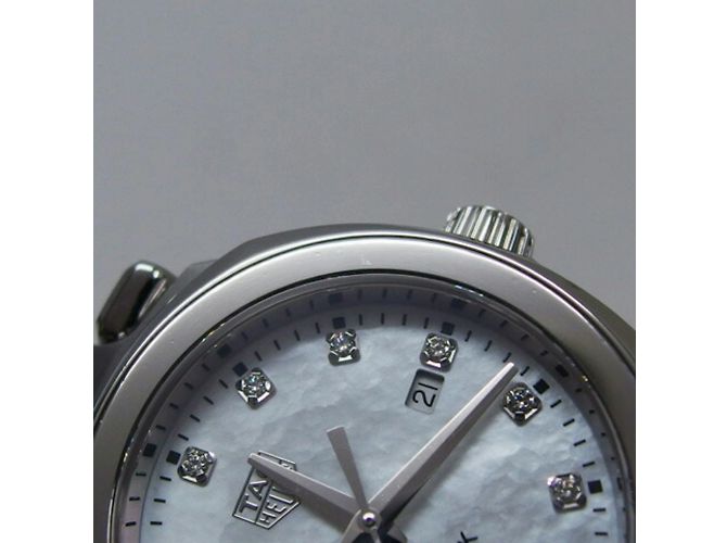 TAG Heuer Link Date Damenarmbanduhr Weiß - Ansicht 6