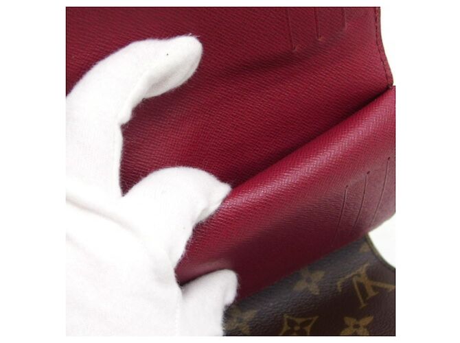 Louis Vuitton Monogram Ariane Dreifach-Brieftasche Fuschia Monogramm - Ansicht 11