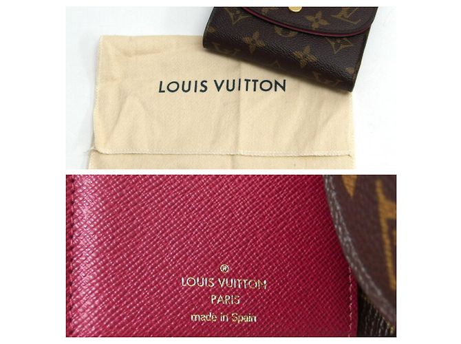 Louis Vuitton Monogram Ariane Dreifach-Brieftasche Fuschia Monogramm - Ansicht 3