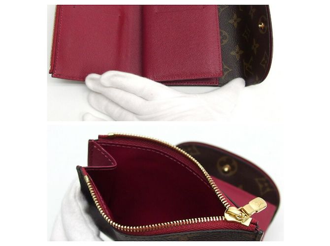 Louis Vuitton Monogram Ariane Dreifach-Brieftasche Fuschia Monogramm - Ansicht 6