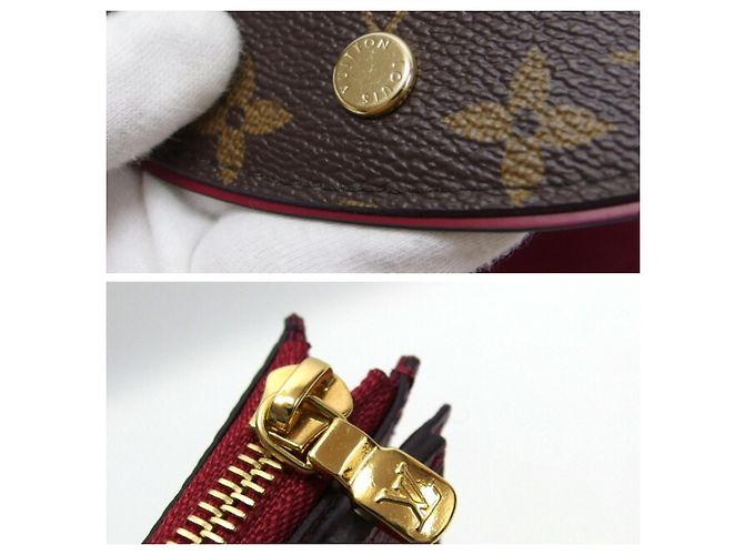 Louis Vuitton Monogram Ariane Dreifach-Brieftasche Fuschia Monogramm - Ansicht 9