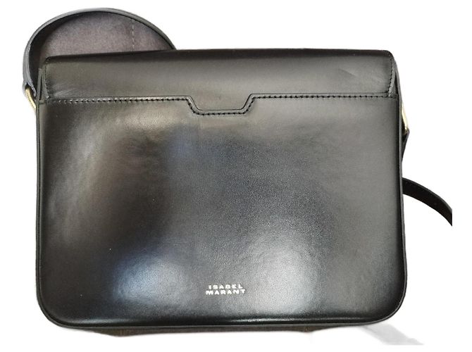 Borsa a mano ELDA Isabel Marant in pelle nera Nero - vista 2