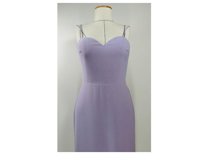 Vera Wang Kleid Lila aus Polyester - Ansicht 2
