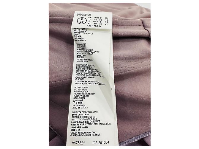 Vera Wang Kleid Lila aus Polyester - Ansicht 7
