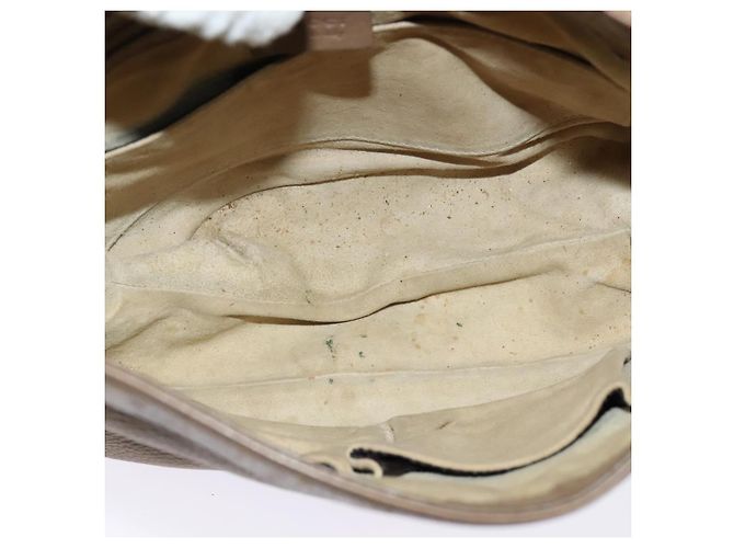 Borsa a Spalla GUCCI in Pelle Marrone Oro Auth ep8554 D'oro - vista 10