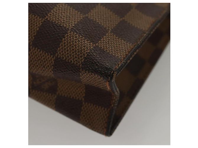 LOUIS VUITTON Pochette da Toilette Damier Ebene Posh 26 N47543 Auth LV BD042 - vista 16