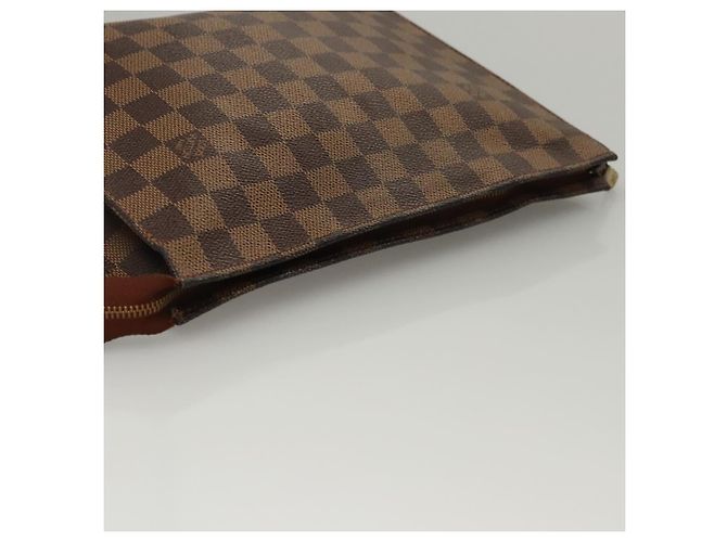 LOUIS VUITTON Pochette da Toilette Damier Ebene Posh 26 N47543 Auth LV BD042 - vista 5