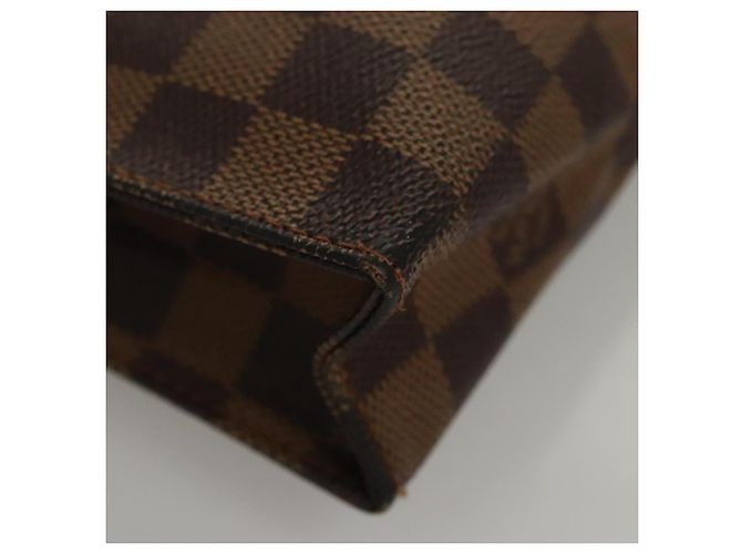 LOUIS VUITTON Pochette da Toilette Damier Ebene Posh 26 N47543 Auth LV BD042 - vista 7