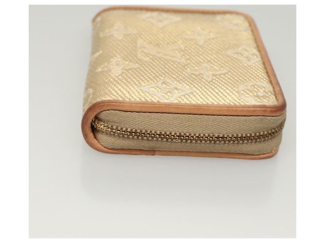 Monedero Zippy de jacquard laminado Monogram LOUIS VUITTON M82483 Auth KD245 Dorado - vista 3