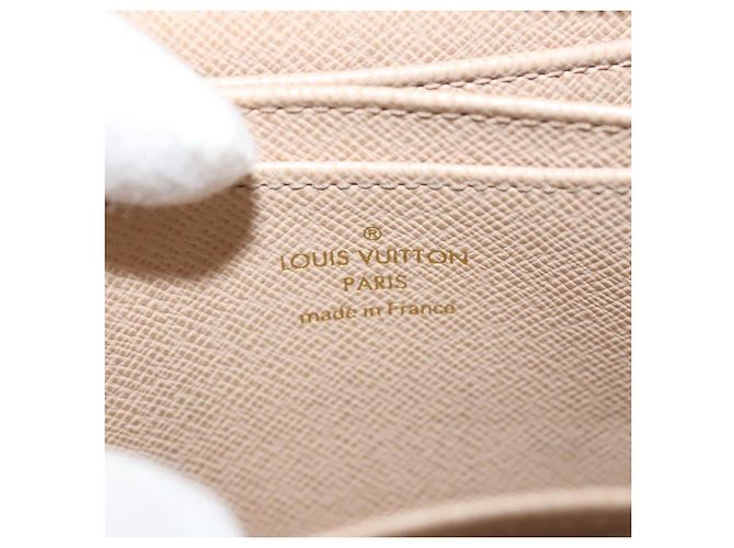 Monedero Zippy de jacquard laminado Monogram LOUIS VUITTON M82483 Auth KD245 Dorado - vista 9