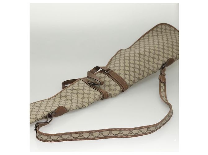 GUCCI GG Suprême GunSlip PVC Beige Auth MX319 - vue 10