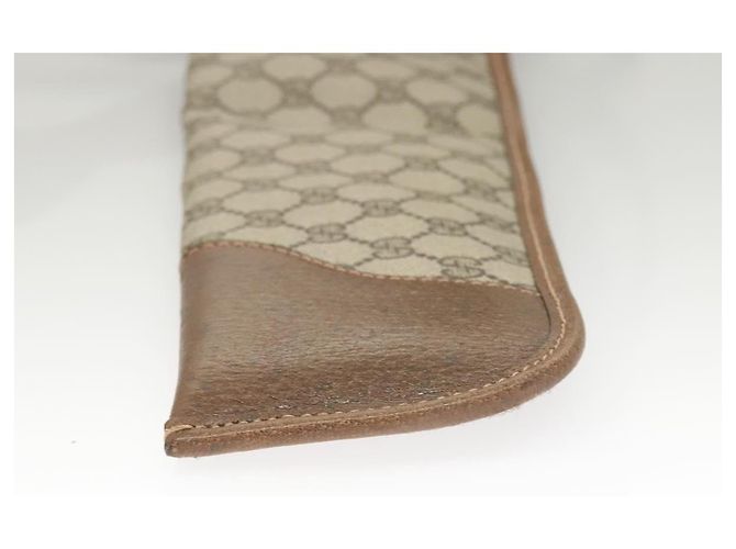 GUCCI GG Suprême GunSlip PVC Beige Auth MX319 - vue 4